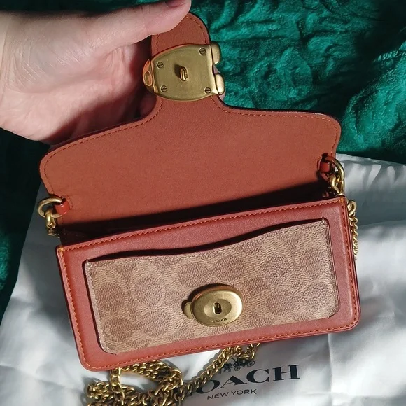 Coach Tabby Chain Crossbody Bag 19 - Picture 7 of 14